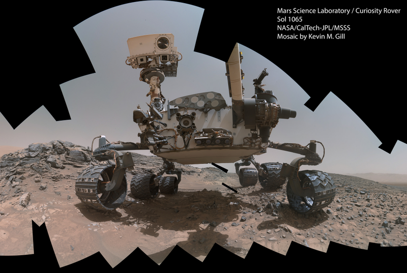 Illustration for article titled A Fan Stitched Together the Best Selfie of Curiosity Yet Â